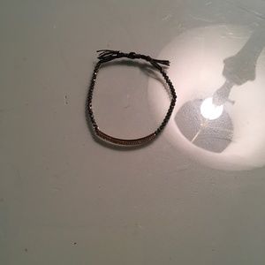 Stella & Dot Rosegold & Hematite Wishing Bracelet